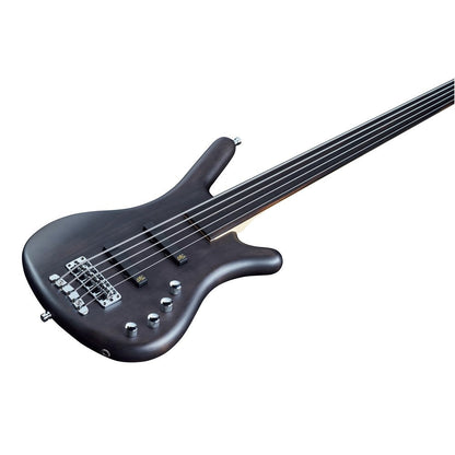Warwick RockBass Corvette Basic 5-String Fretless in Nirvana Black Transparent Satin