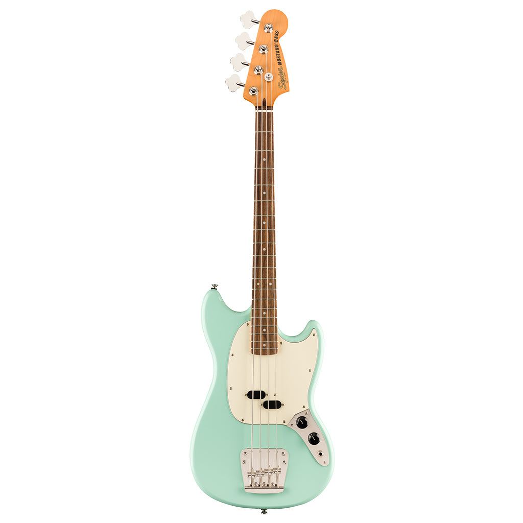Squier Classic Vibe '60s Mustang Bass, Laurel Fingerboard in Surf Green