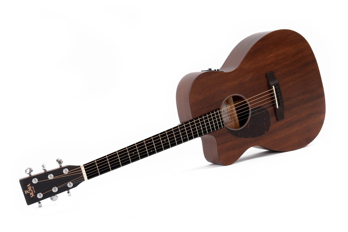 Sigma 000MC15EL 15 Series Left Handed Acoustic Electric Guitar in Mahogany
