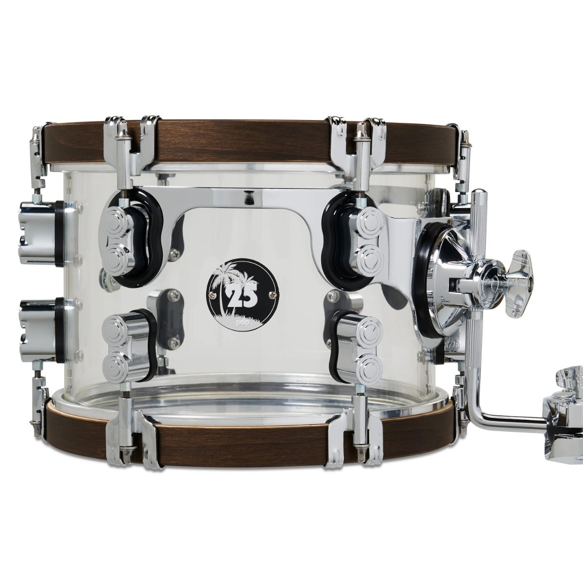 PDP 25th Anniversary 4-Piece Acrylic Kit (10T, 12T, 16FT, 22BD) in Clear Acrylic