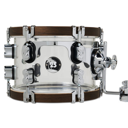 PDP 25th Anniversary 4-Piece Acrylic Kit (10T, 12T, 16FT, 22BD) in Clear Acrylic