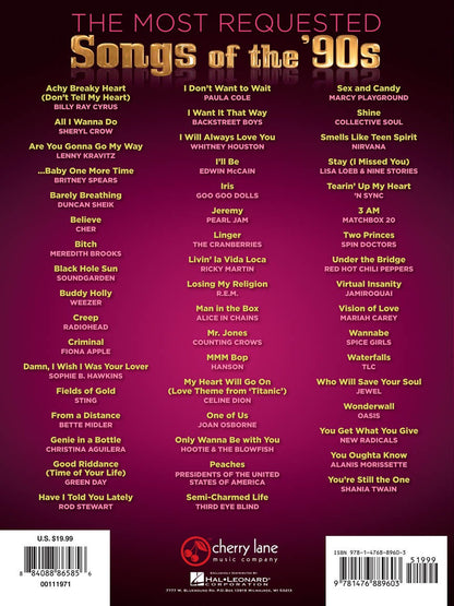 The Most Requested Songs of the 90s PVG