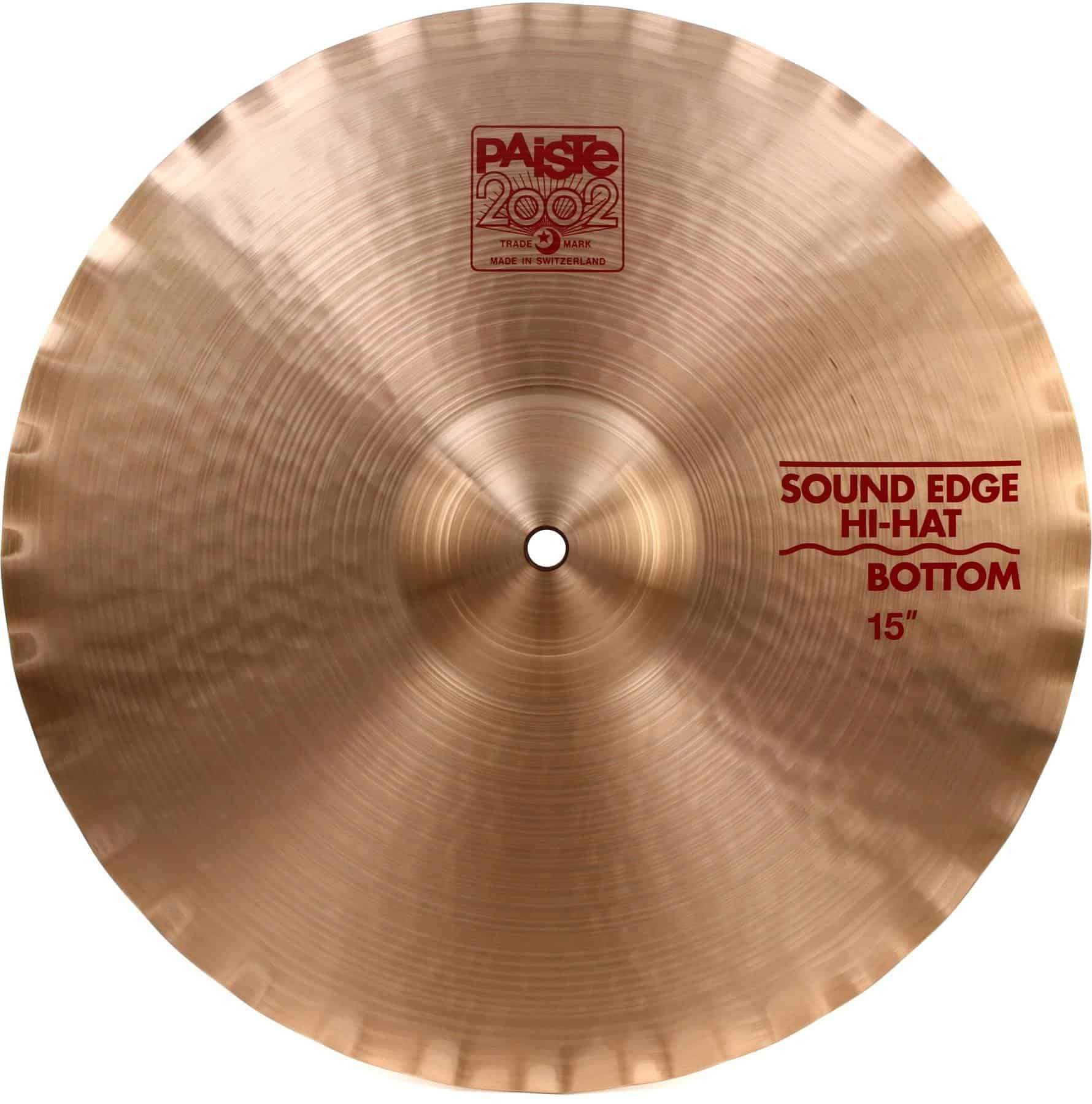 Paiste 15" 2002 Sound Edge Hi Hat Bottom