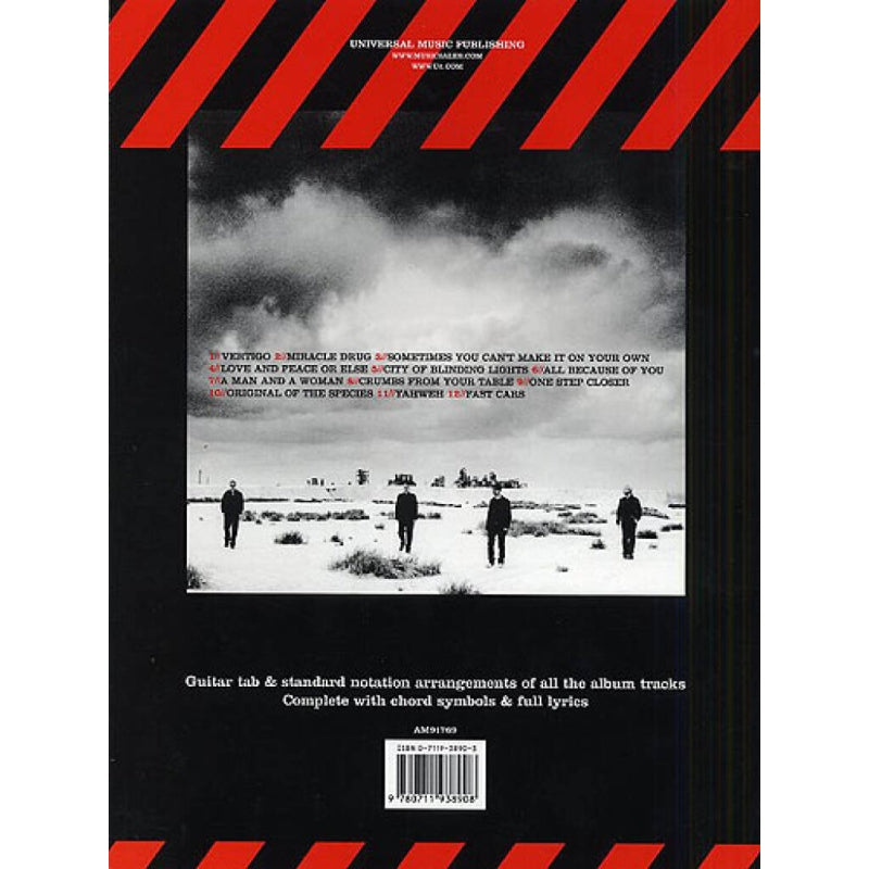 U2 How To Dismantle an Atomic Bomb Recorded Version Guitar Tab