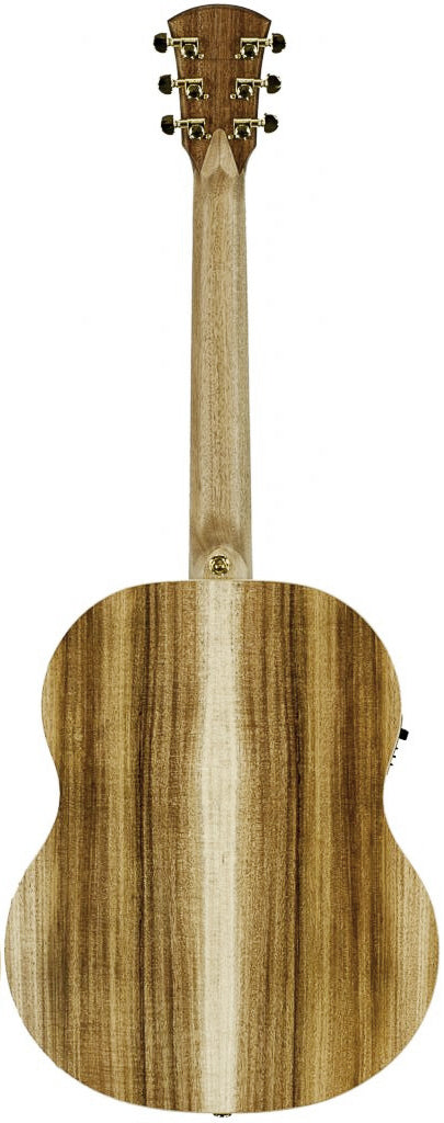 Cole Clark LL2E-BLBL-AE in Natural Satin
