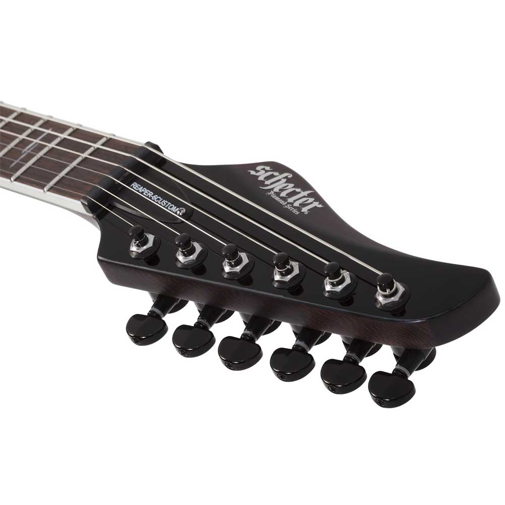 Schecter Reaper-6 Custom LH Electric Guitar in Gloss Black