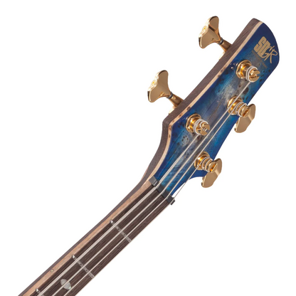 Ibanez SR2600 Premium 4 String Bass Guitar in Cerulean Blue Burst