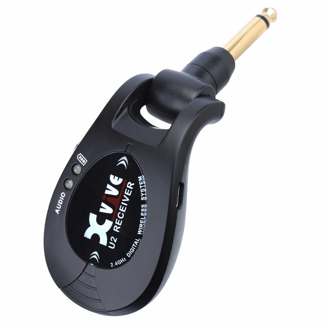 Xvive U2 2.4GHZ Guitar Wireless System in Black