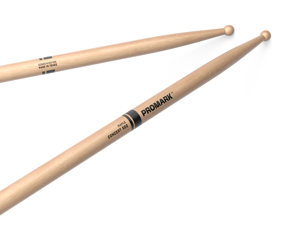 Promark Concert SD2 Lacquered Maple Wood Tip Drumstick