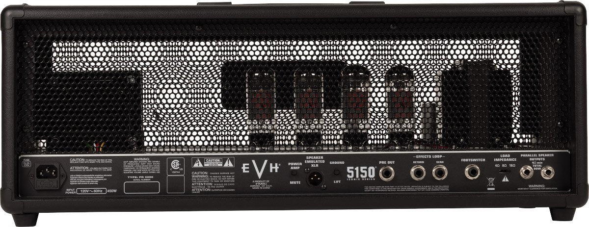 EVH 5150 Iconic Series 80W Head in Black