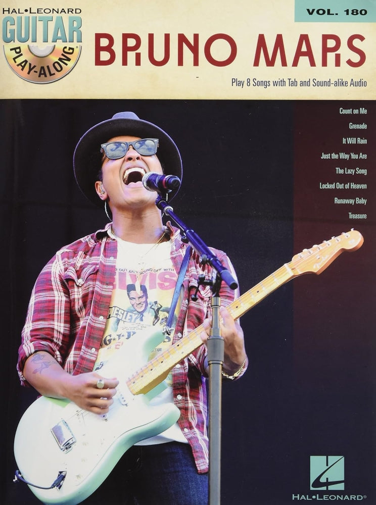 Bruno Mars Guitar Play Along Volume 180 BK/OLA
