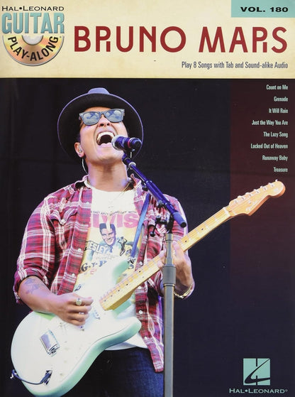 Bruno Mars Guitar Play Along Volume 180 BK/OLA