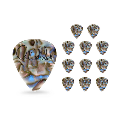 PRS Abalone Shell Celluloid Picks Medium 12 Pack