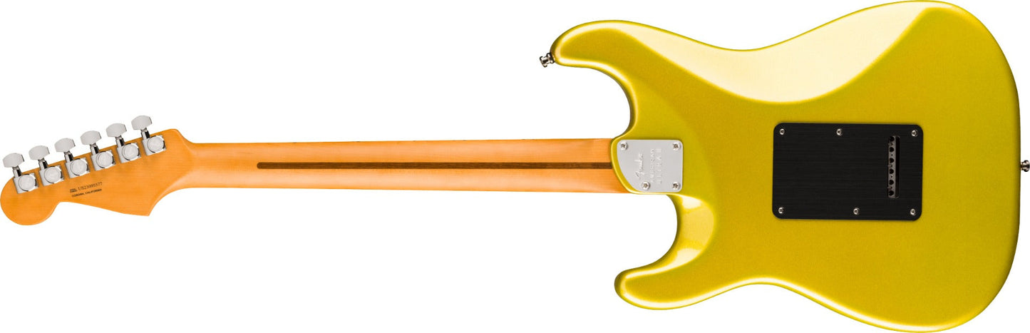 Fender American Ultra II Stratocaster HSS, Maple Fingerboard in Solar Flare