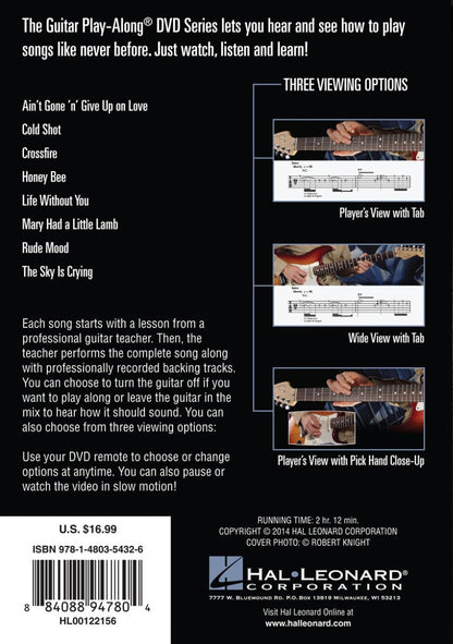 Stevie Ray Vaughan Classics Guitar Play Along DVD Volume 43