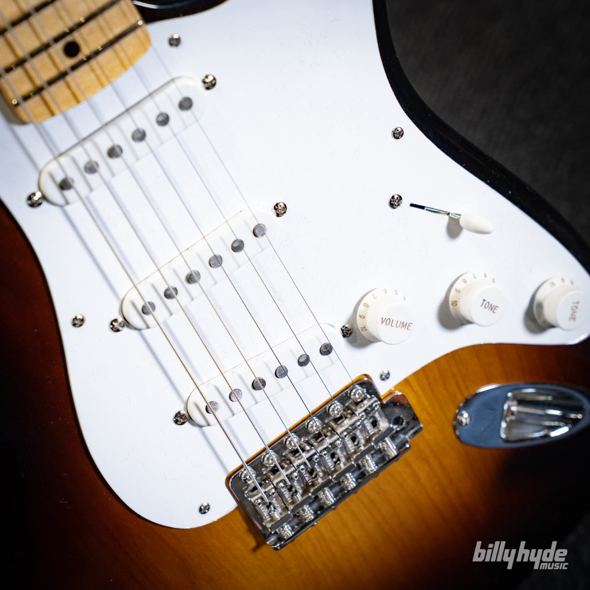 Fender Custom Shop Limited Edition 70th Anniversary 1954 Stratocaster NOS Electric Guitar in Wide-Fade 2-Color Sunburst