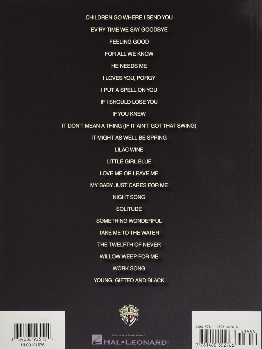 Best of Nina Simone Original Keys for Singers