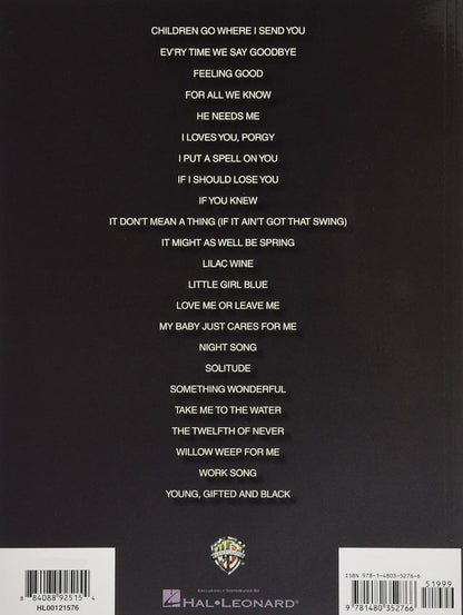 Best of Nina Simone Original Keys for Singers
