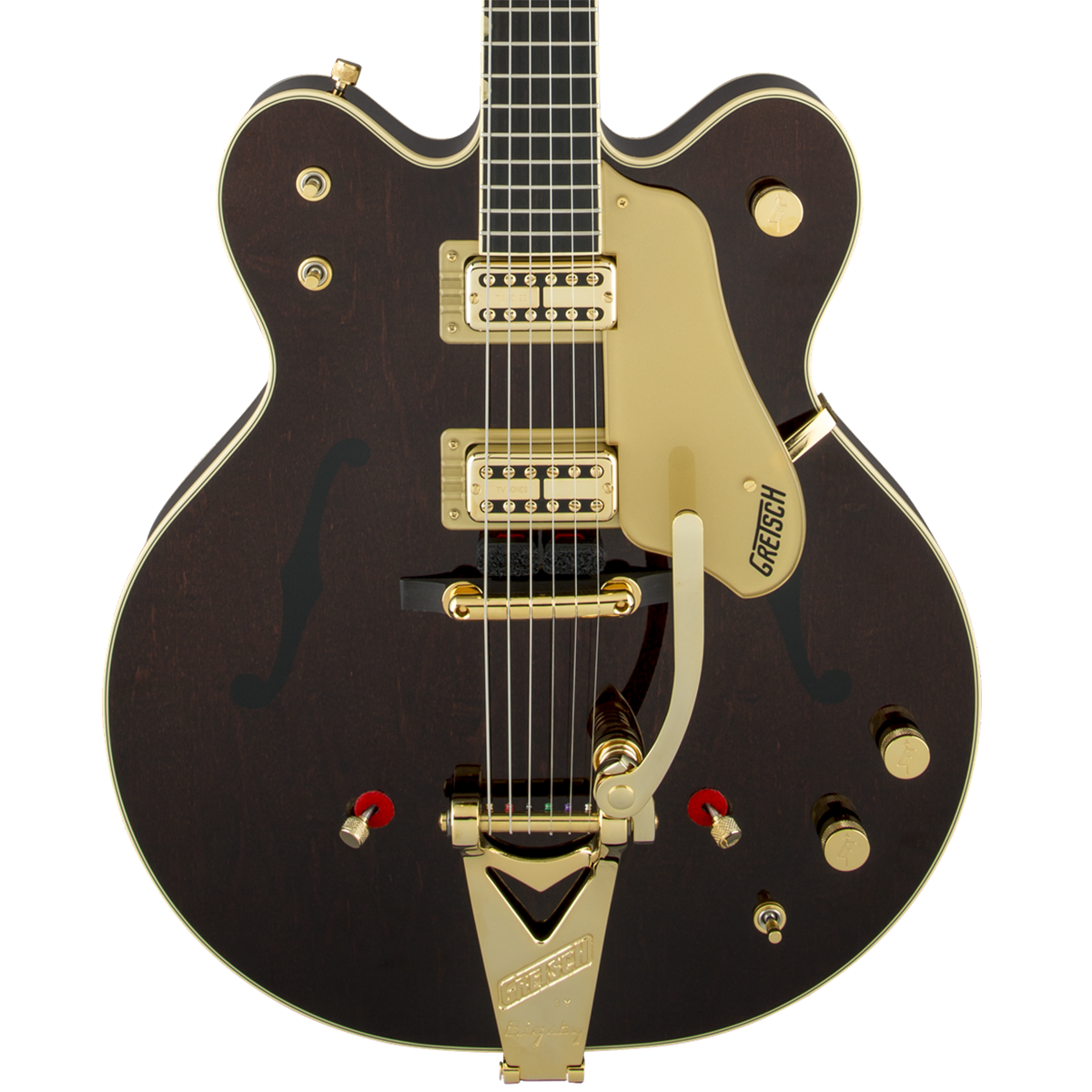Gretsch G6122T-62 Vintage Select Edition 62 Chet Atkins Country Gentleman Hollow Body with Bigsby TV Jones in Walnut Stain
