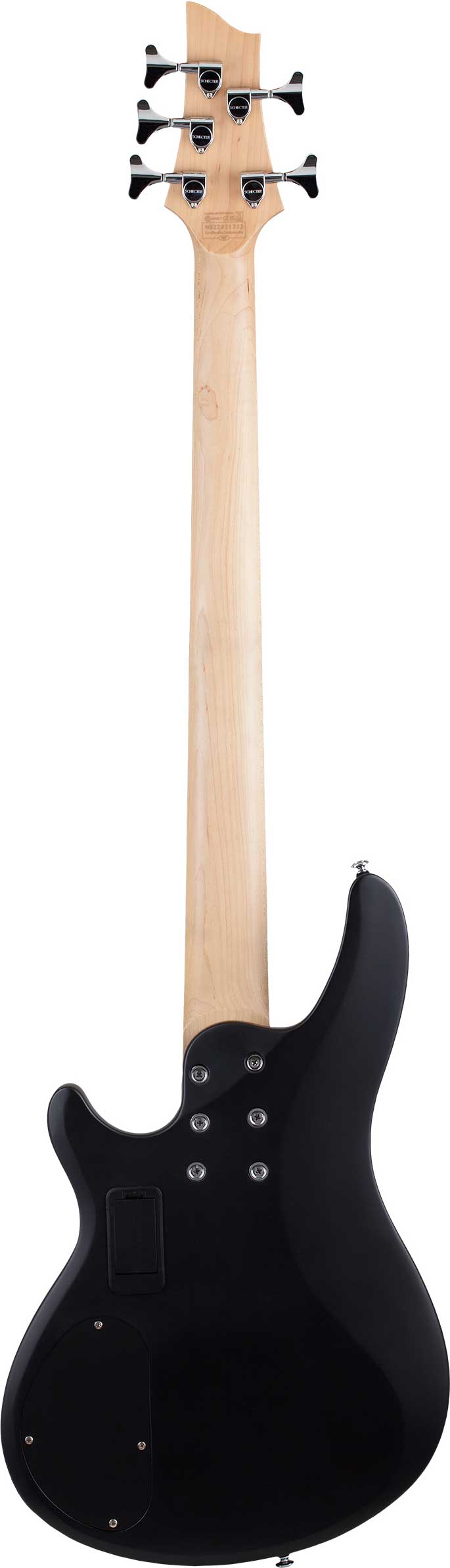 Schecter C-5 Deluxe Bass Guitar in Satin Black