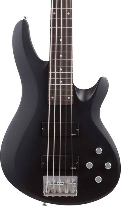 Schecter C-5 Deluxe Bass Guitar in Satin Black