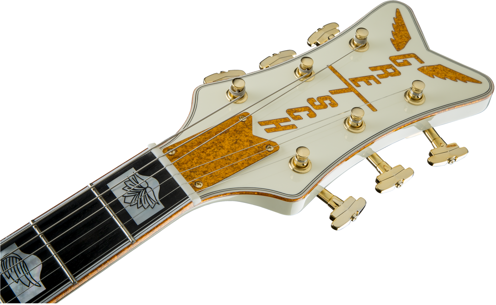 Gretsch Professional G6136-55 Vintage Select Edition 55 Falcon Hollow Body with Cadillac Tailpiece TV Jones in Vintage White Lacquer