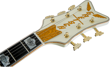 Gretsch Professional G6136-55 Vintage Select Edition 55 Falcon Hollow Body with Cadillac Tailpiece TV Jones in Vintage White Lacquer