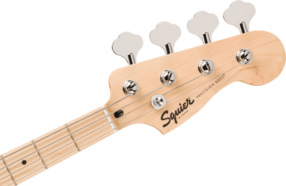 Squier FSR Squier Sonic Precision Bass, Maple Fingerboard, White Pickguard in Graffiti Yellow