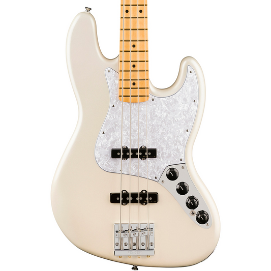 Fender Player II Modified Active Jazz Bass, Maple Fingerboard in Olympic Pearl