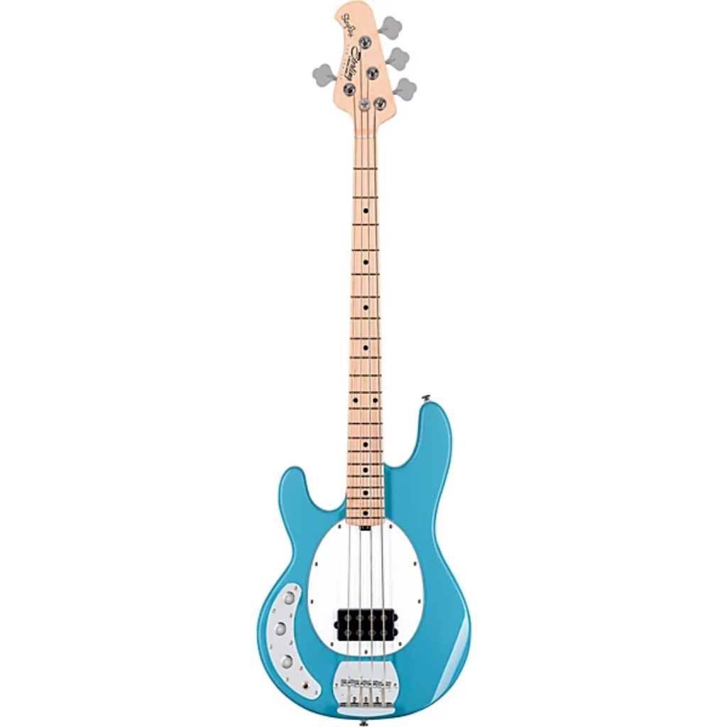 Sterling By Music Man StingRay 4 4 String Left Handed in Chopper Blue
