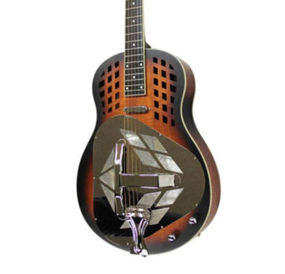 Bourbon Street BSR-3C-W Tricone Acoustic Resonator Guitar in Sunburst