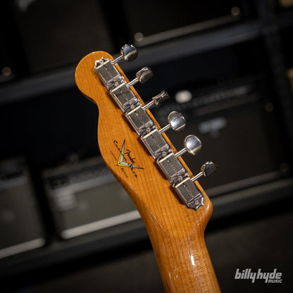 Fender Custom Shop Limited Edition Knotty Tele NOS Electric Guitar in Aged Teal Green Transparent
