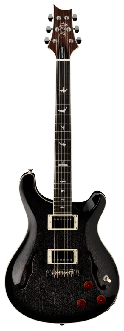 PRS SE Hollowbody Standard Piezo in Dog Hair Smokeburst