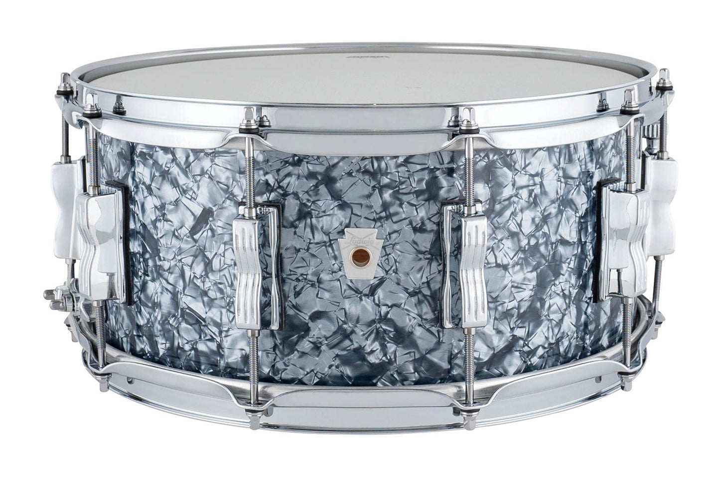 Ludwig Neusonic 6.5x14 Snare Drum in Steel Blue Pearl