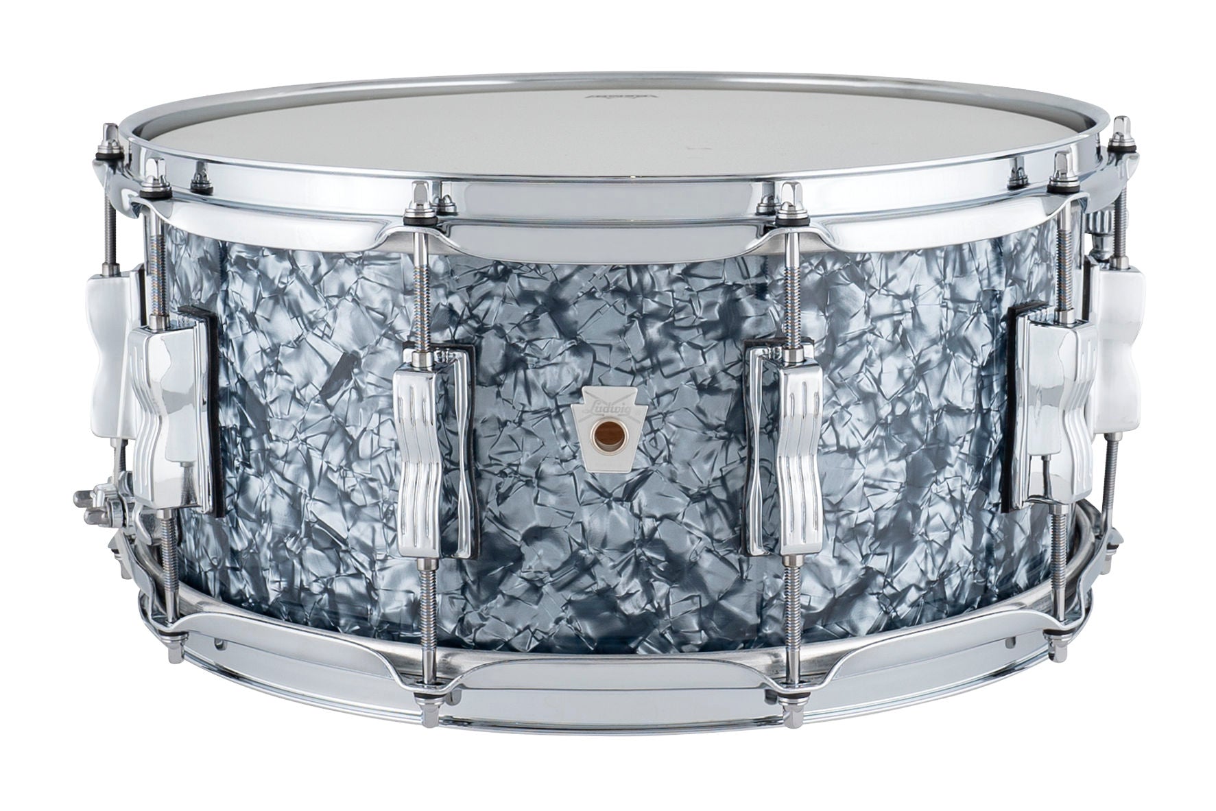 Ludwig Neusonic 6.5x14 Snare Drum in Steel Blue Pearl