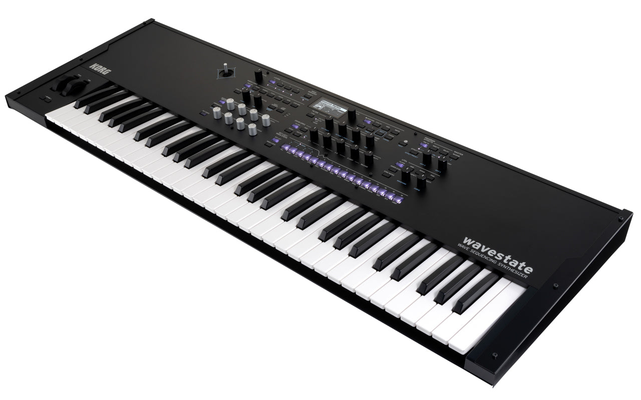 KORG wavestate SE 61 Note Wave Sequencing Synthesizer with Case Black