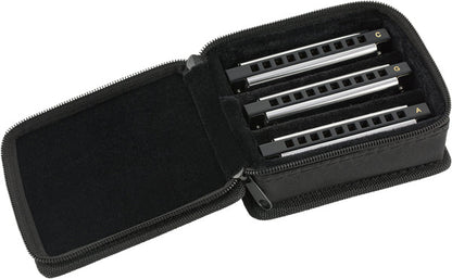 Fender Blues Deluxe Harmonica Pack of 3
