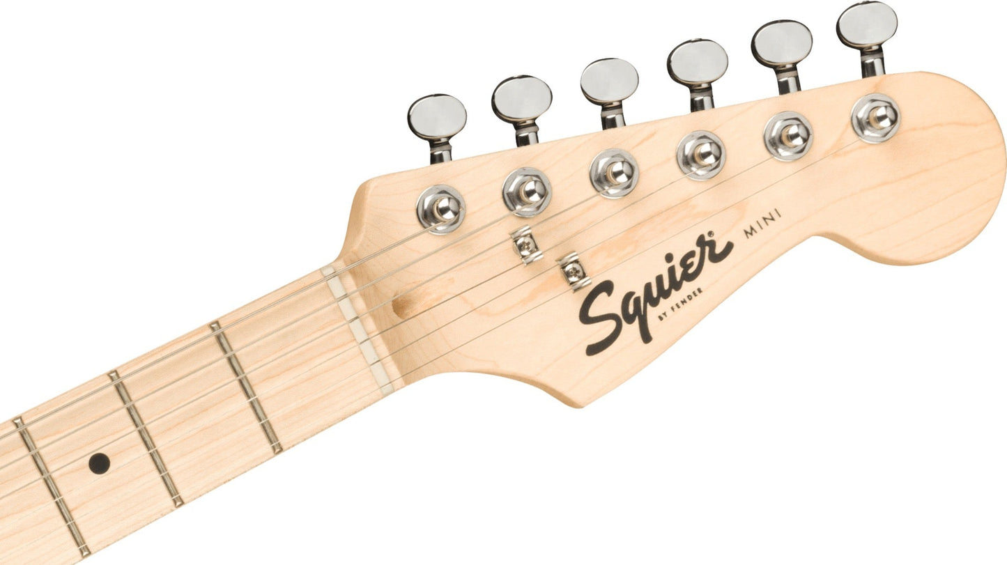Squier Mini Jazzmaster HH, Maple Fingerboard in Daphne Blue