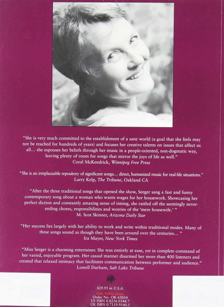 The Peggy Seeger Songbook 40 Years of Songmaking PVG