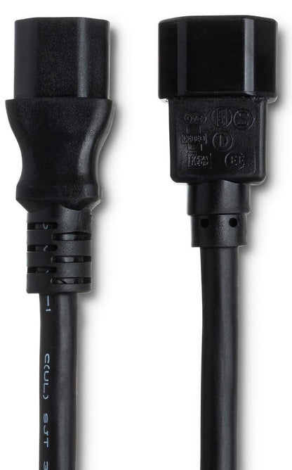 HOSA PWL403 Power Extension Cord IEC C14 to IEC C13 3Ft