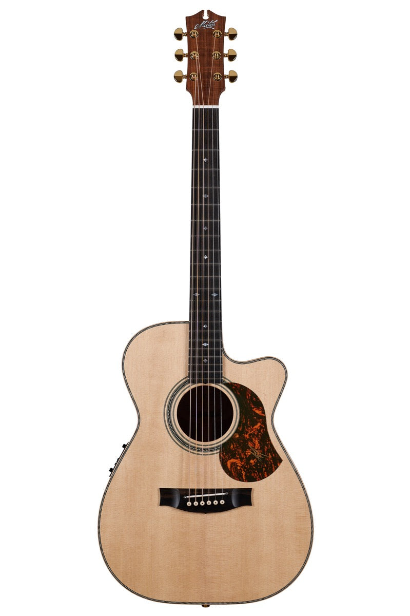 Maton EBG808C Artist Cutaway Electric Acoustic Guitar in Satin Natural