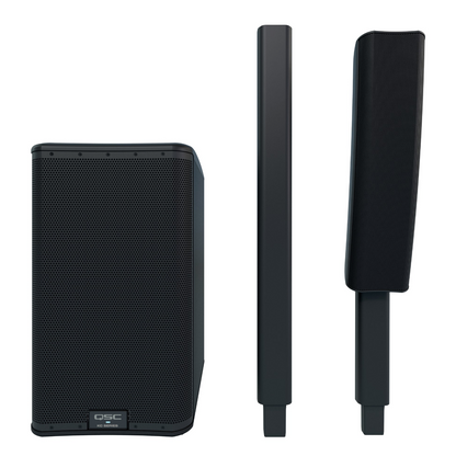 QSC KC12 K Column Active 3 Way Column Loudspeaker System in Black