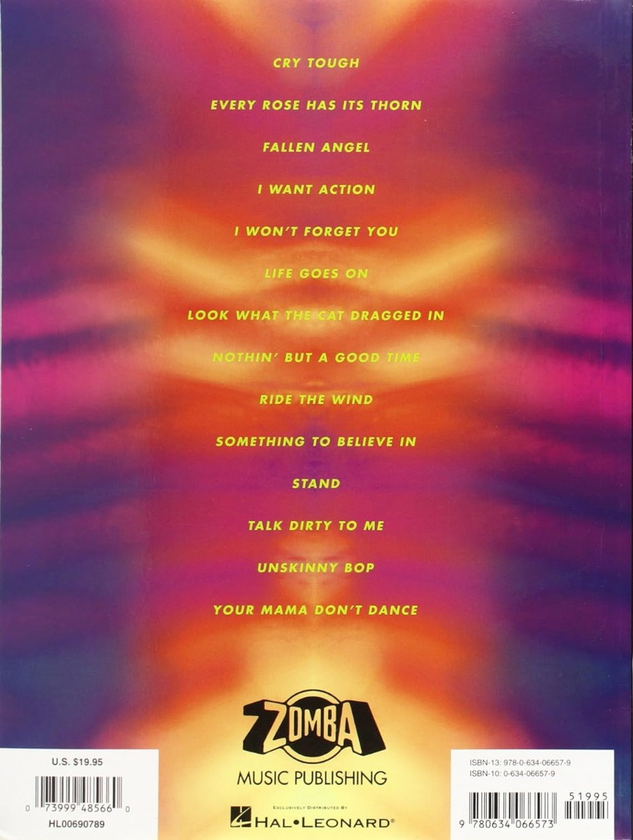 Best of Poison Guitar Recorded Versions Softcover Tab