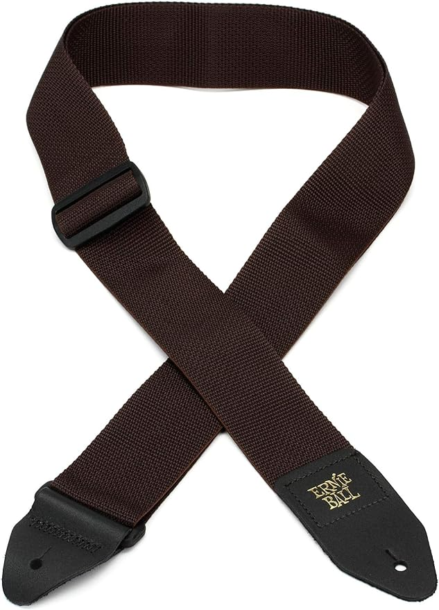 Ernie Ball Polypro Guitar Strap Or Bass Strap in Brown