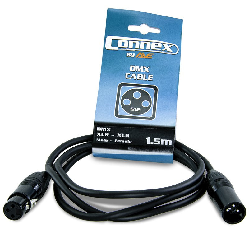 AVE DMX3P 1 DMX Lighting Cable 1.5m