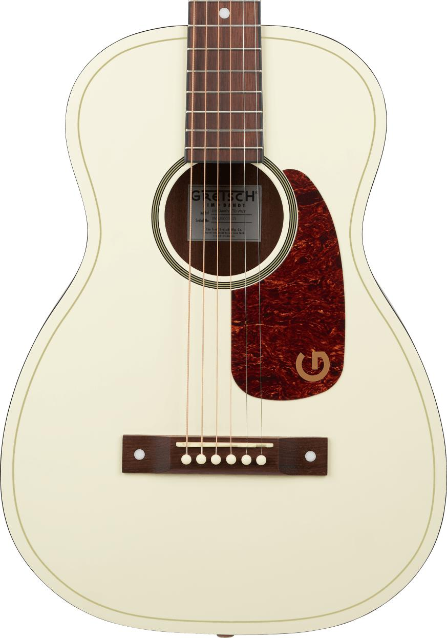 Gretsch Jim Dandy Parlor LTD Acoustic Guitar in Vintage White