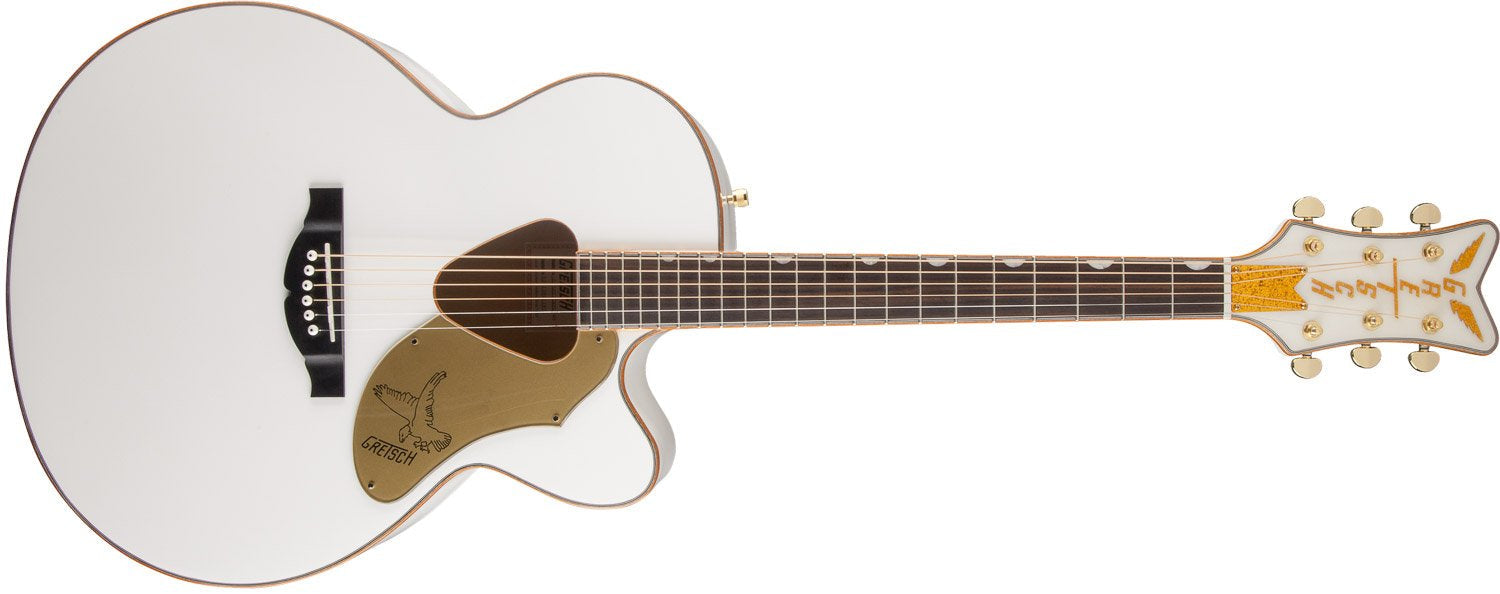 Gretsch G5022CWFE Rancher Falcon Jumbo Electric Acoustic in White