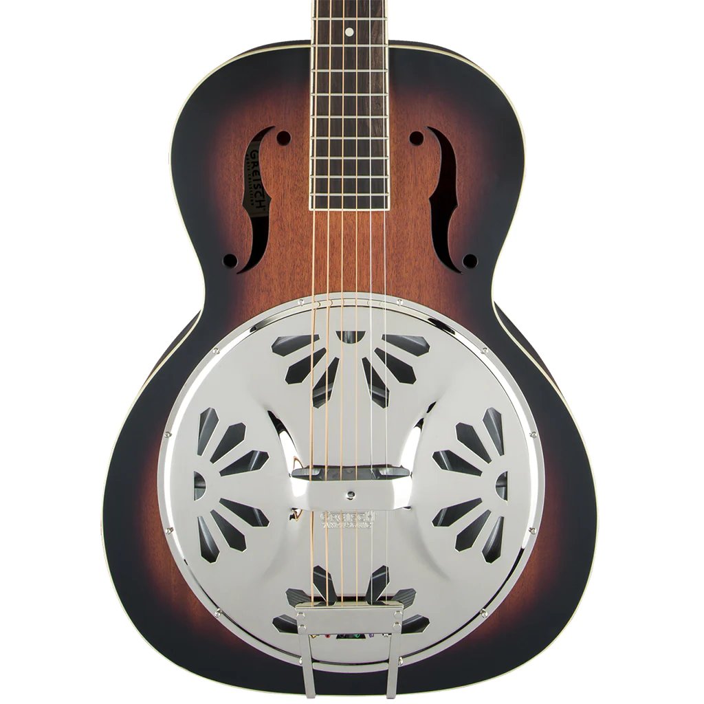 Gretsch G9220 Bobtail™ Round Neck Resonator Guitar in 2 Color Sunburst