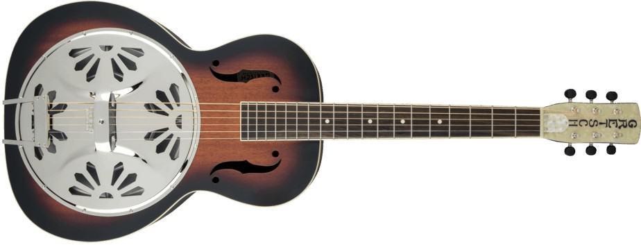 Gretsch G9220 Bobtail™ Round Neck Resonator Guitar in 2 Color Sunburst