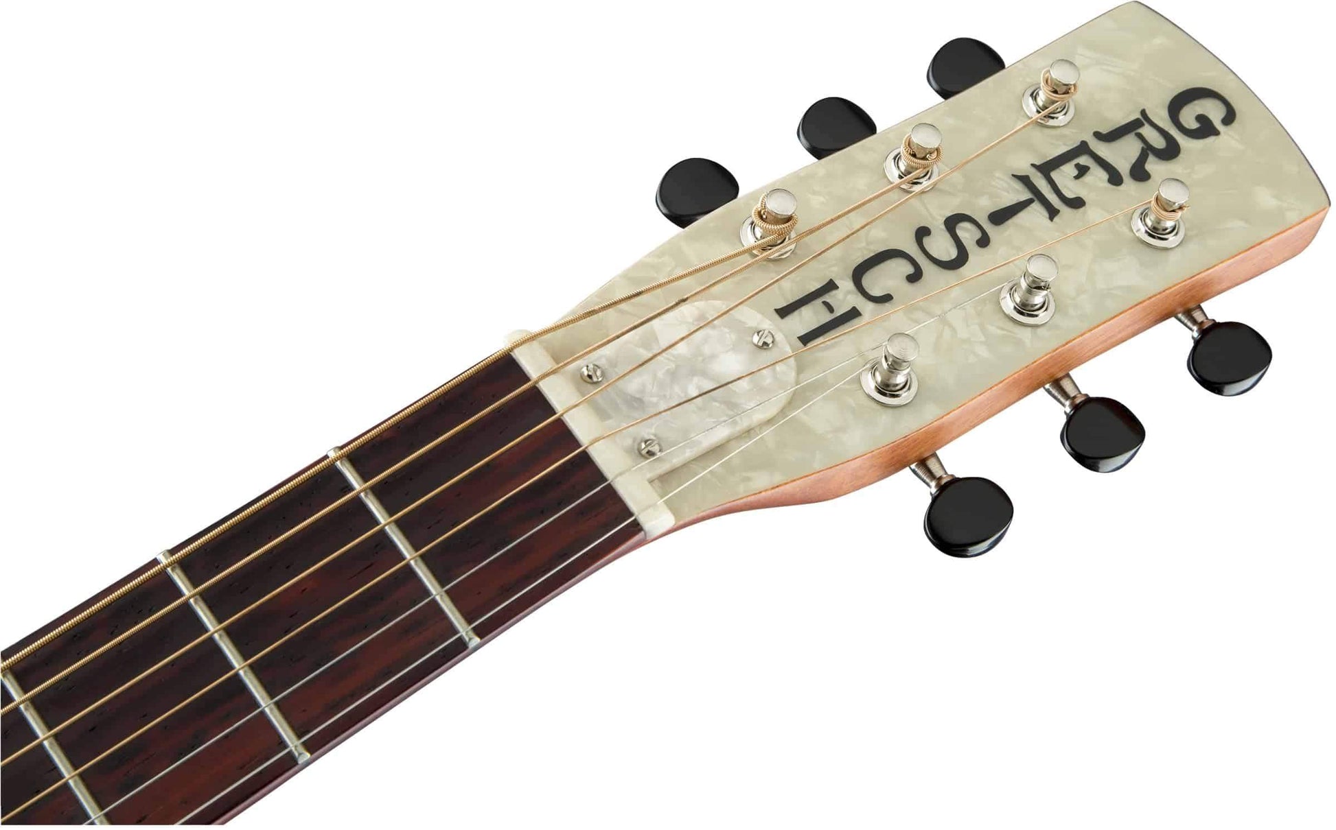 Gretsch G9201 Honey Dipper™ Round Neck Brass Body Resonator Guitar in Weathered Pump House Roof